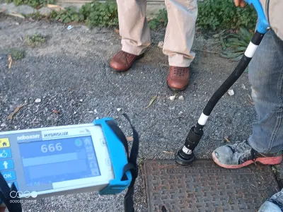 Strumentazione HYDROLUX in azione — lettura precisa